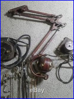 Vintage antique dental equipment motor drill steampunk parts