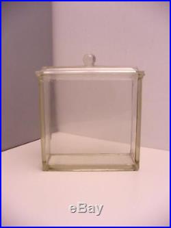 Vintage glass Desaga developping tank witrh lid