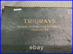 Vintage medical equipment 1930's Triorays Lens, Ernest Distributing co. RARE