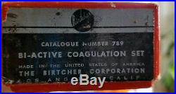 Vintage medical equipment Birtcher Bi-Active Coagulation Set from the 1940's