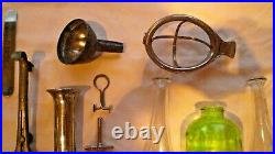 Vintage medical equipment and Pharmacy items. 22 x Pieces
