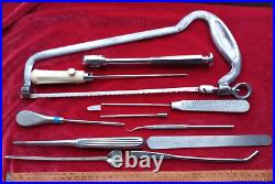 Vintage medical instrument, RARE surgical saw. Amputation Surgical Saw