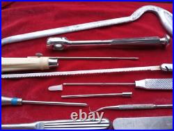 Vintage medical instrument, RARE surgical saw. Amputation Surgical Saw