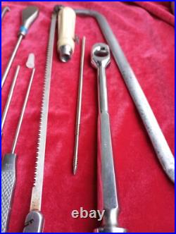 Vintage medical instrument, RARE surgical saw. Amputation Surgical Saw