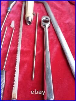 Vintage medical instrument, RARE surgical saw. Amputation Surgical Saw