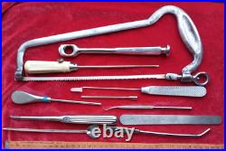Vintage medical instrument, RARE surgical saw. Amputation Surgical Saw