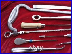 Vintage medical instrument, RARE surgical saw. Amputation Surgical Saw