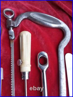 Vintage medical instrument, RARE surgical saw. Amputation Surgical Saw
