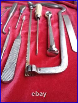 Vintage medical instrument, RARE surgical saw. Amputation Surgical Saw