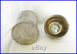 Vintage medical powder container shaker Alpaca container Medical Equipment
