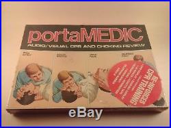Vtg 1982 PORTAMEDIC Audio/Visual CPR Review KIT AME American Medical Equipment