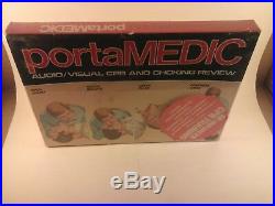 Vtg 1982 PORTAMEDIC Audio/Visual CPR Review KIT AME American Medical Equipment