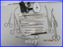 Vtg (20) Medical Surgical Tools, Mueller, Hatteroth, Clev-dent, Tiemann, Amsco