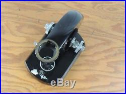 Vtg Carl Zeiss Black Body Base Stand Frame Aperture Microscope Parts
