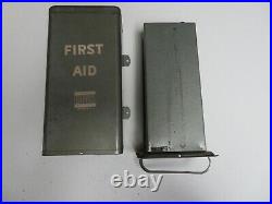 Vtg Davis Emergency Equipment Company First Aid Medical Kit Supplies WWII