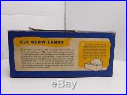 Vtg GE Glow Lamps AR1 AR-1 Orig. Box Safety Night Lights 2 Watt Gas Argon Nela
