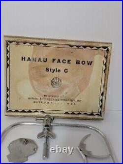 Vtg Hanau Facebow Tool Dental Dentistry Dentist Spring Bow Articulator Face