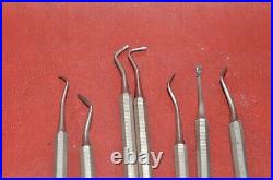 Vtg Premier Tool Dental Dentistry Dentist Pic Gum Teeth Scraper Accessory LOT