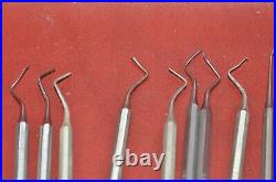 Vtg Premier Tool Dental Dentistry Dentist Pic Gum Teeth Scraper Accessory LOT