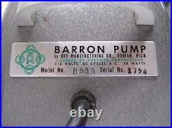 Vtg c1950s Barron Food Pump Oro Mfg Chrysler Ford Medical Feeding Equipment AsIs