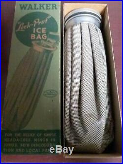 Walker Leek-Pruf Ice Bag in Original Box Collectible Vintage Medical Equipment