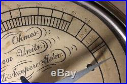 XRAY meter WAITE BARTLETT STATIC 1890S experimental vintage MEDICAL equipment
