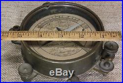 XRAY meter WAITE BARTLETT STATIC 1890S experimental vintage MEDICAL equipment