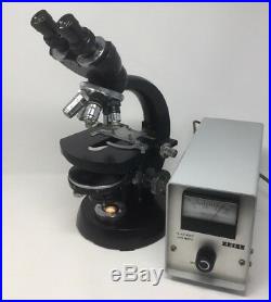 Zeiss Microscope Vintage with phase condenser
