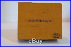 Zeiss Quartz Condenser Vintage Rare