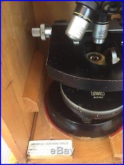 Zeiss Winkel Microscope with Case. Classic. Vintage